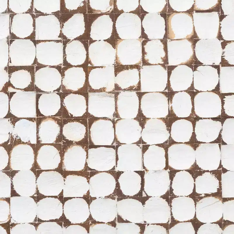 Tavolino Bali & Pari Janella in guscio di cocco e legno di acacia