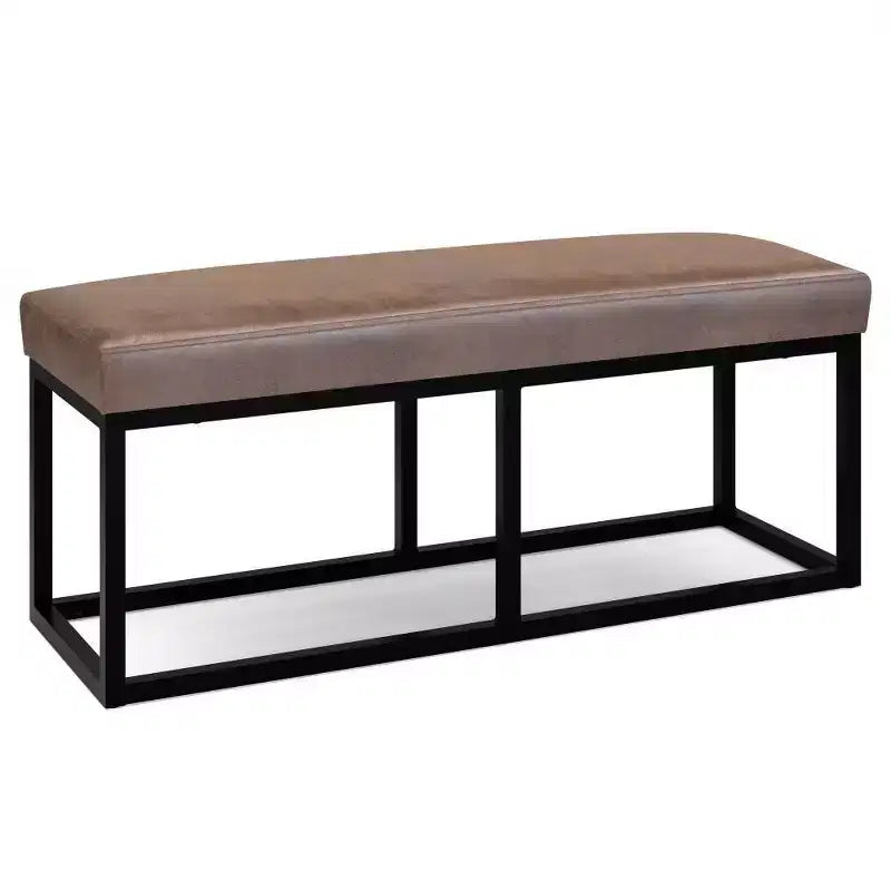 WyndenHall 44 Wide Kerwood Panca pouf rettangolare contemporanea
