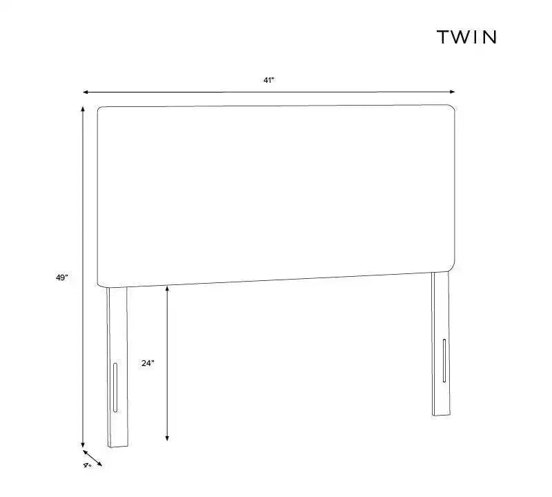 Testiera Edwardiana per letto singolo Skyline Furniture
